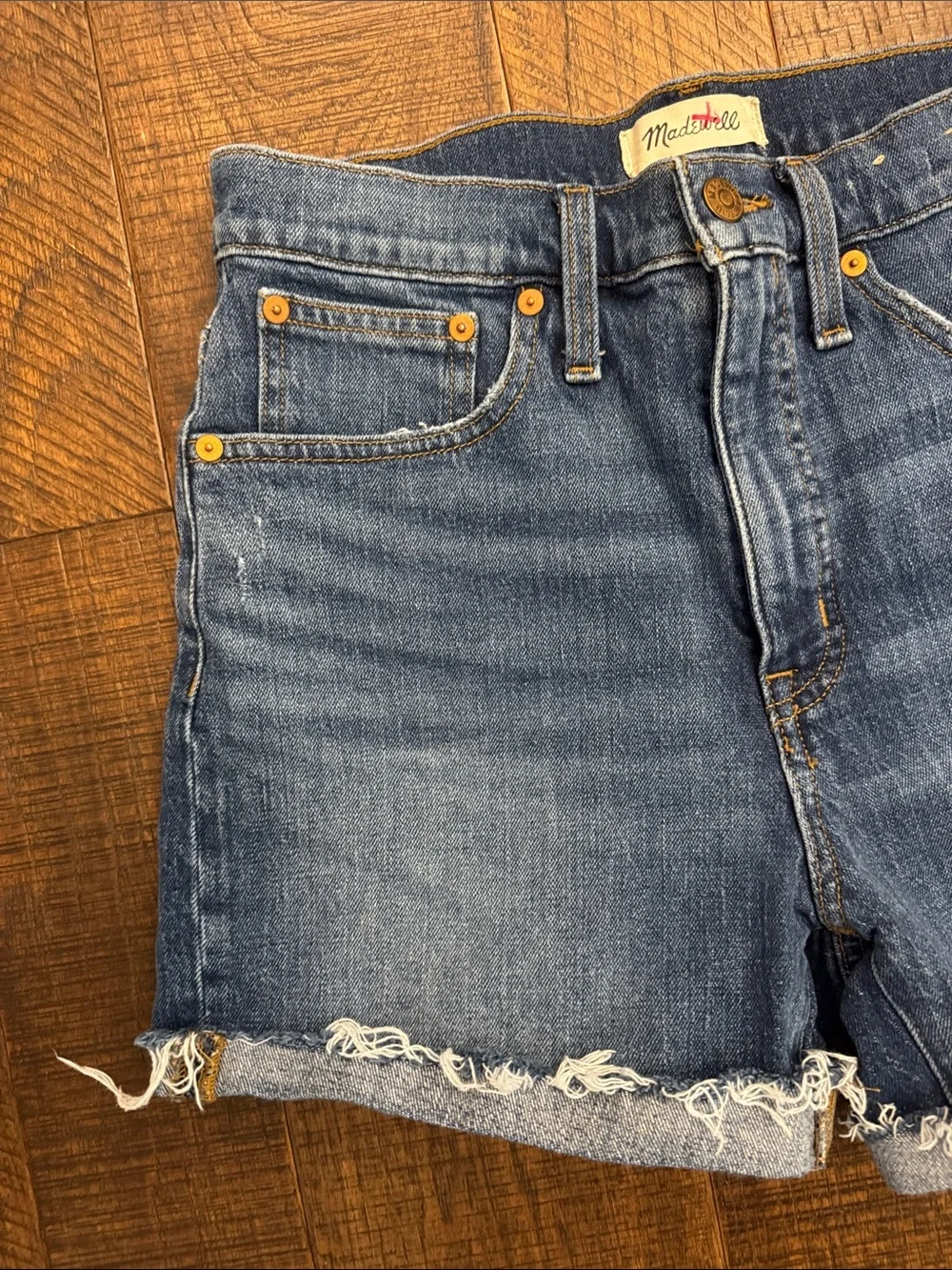 Madewell High Rise Denim Shorts